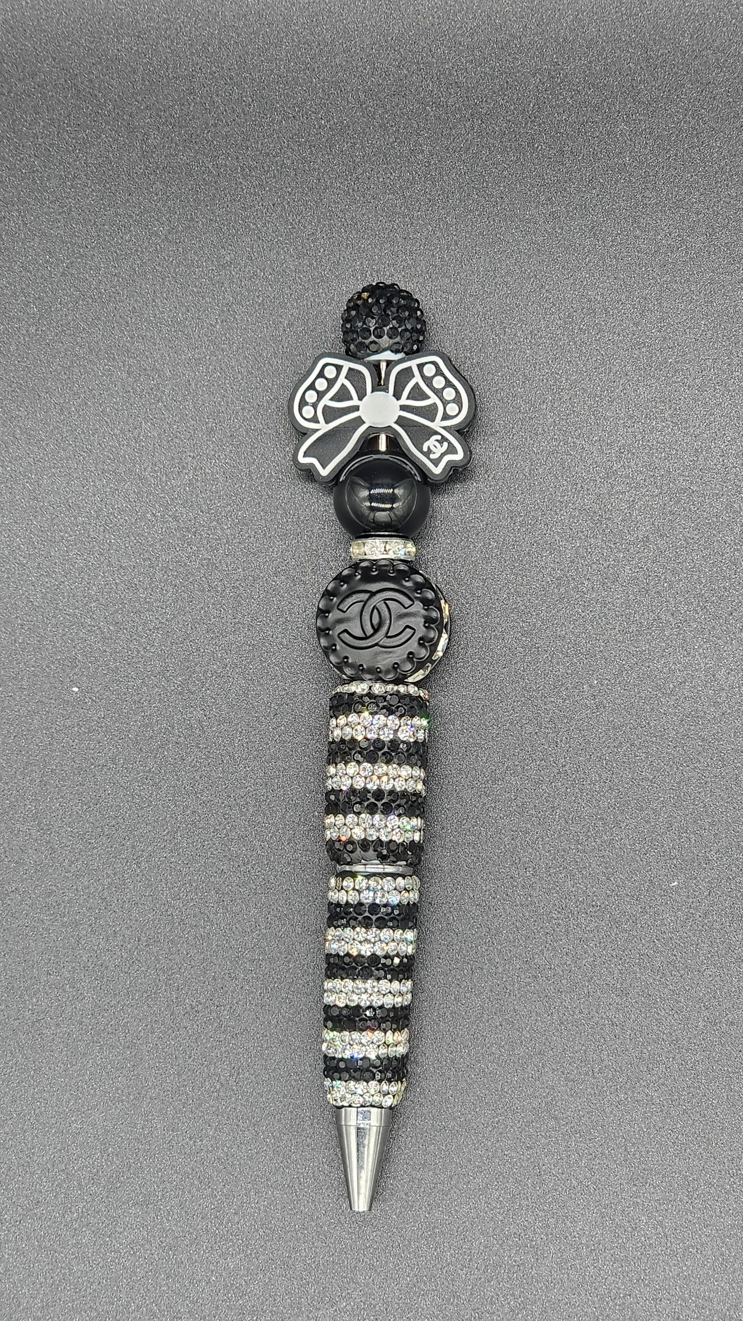 Bling Pen-Blk/Wht C