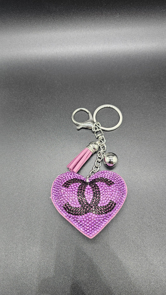 C Heart -Bag Charm