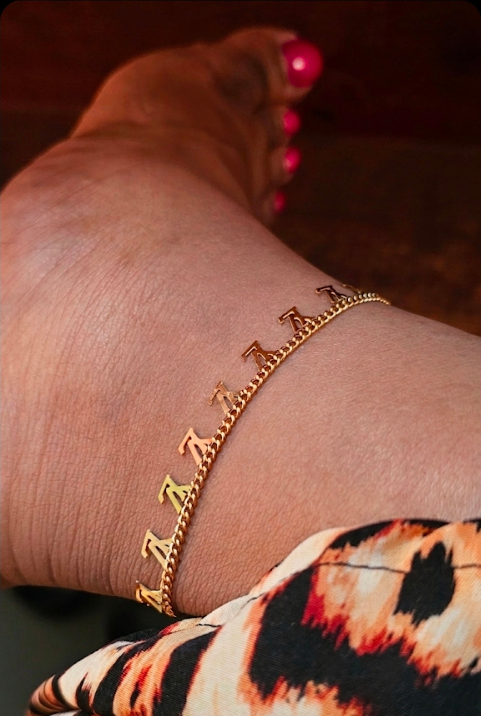 L* Inspired Anklet