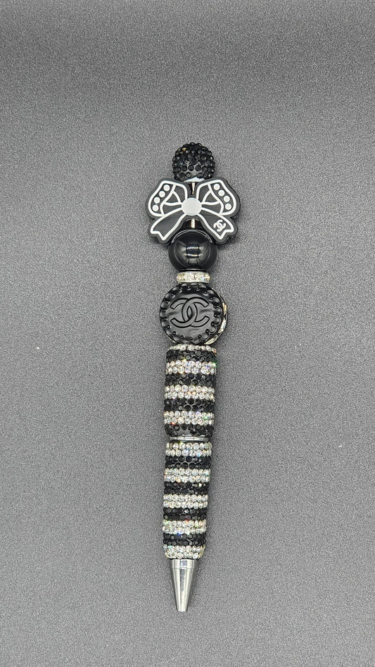 Bling Pen-Blk/Wht  C