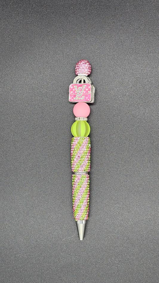 Bling Pen-Pink/Green