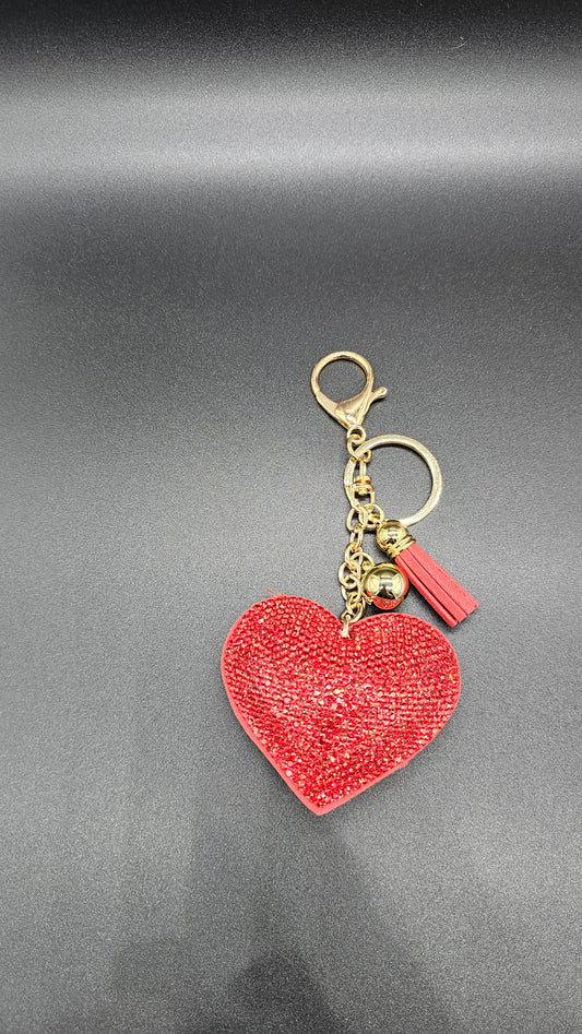Heart- Bag Charm